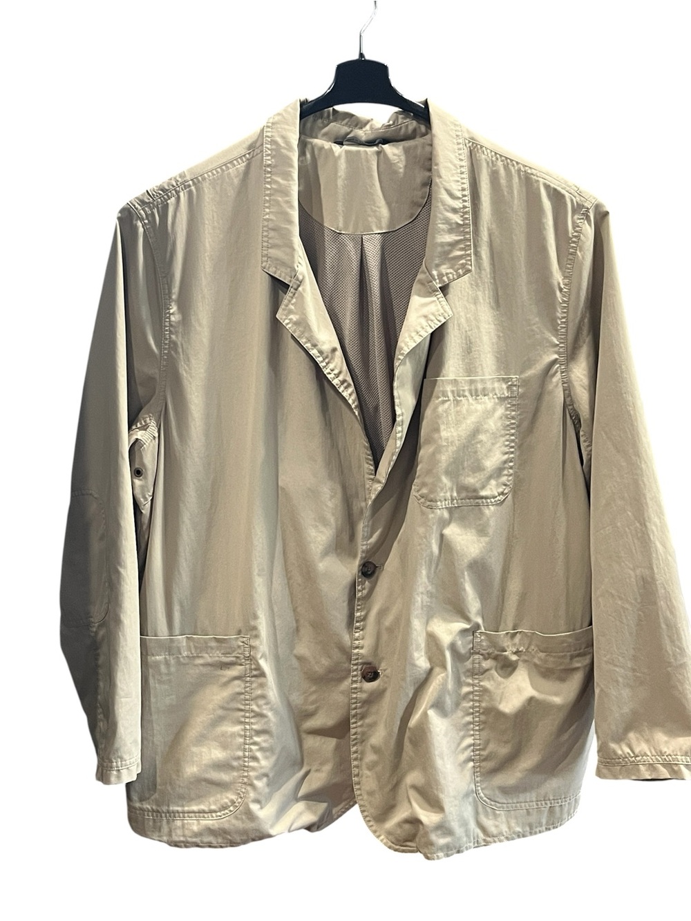Duluth Trading Co Lightweight, Mesh-Lined Tan Men’s Presentation Jacket Size 2X